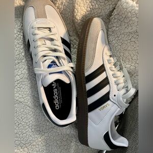 Adidas Samba White Black Sneakers